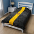 Grunge Intersex Pride Flag Stripe Velveteen Plush Blanket